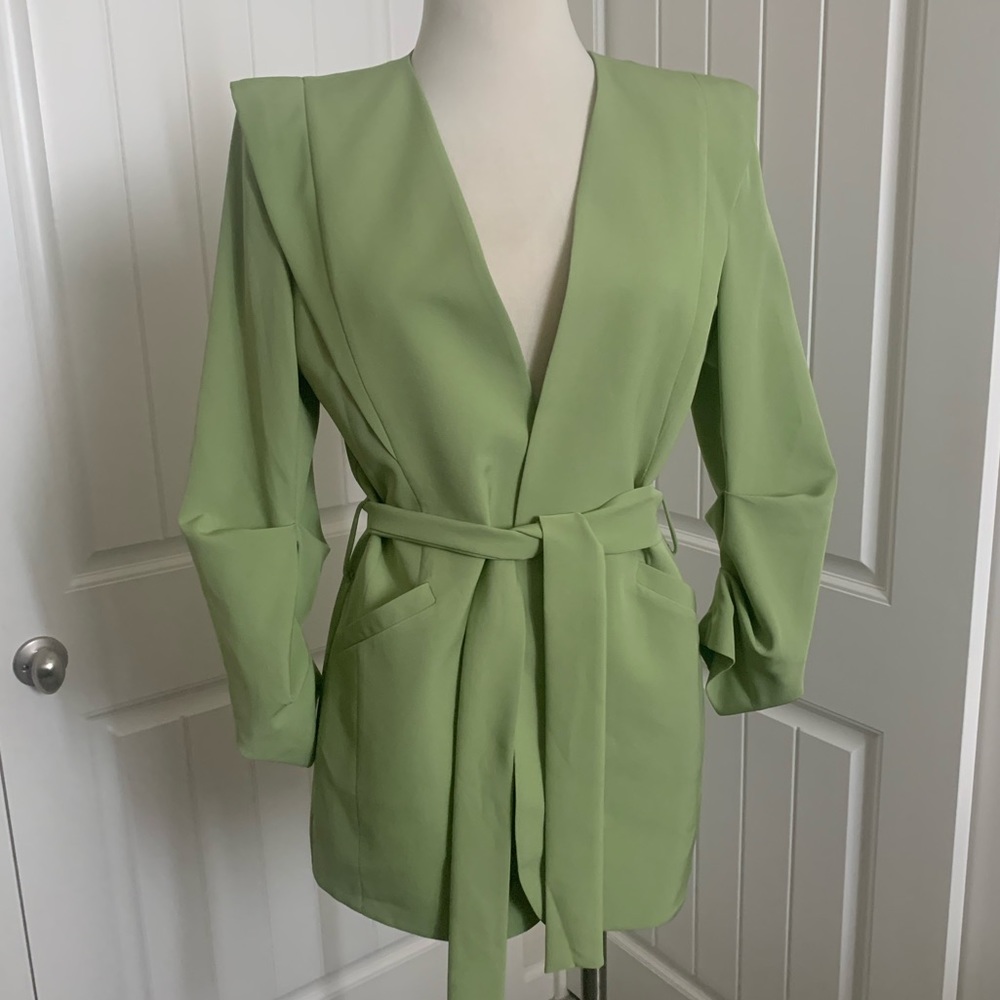 Green blazer